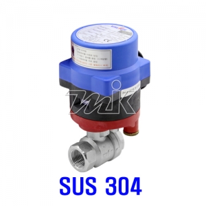 밸콘 방수용 전동밸브세트(스텐304/AC220V) 15A,20A,25A(17615)