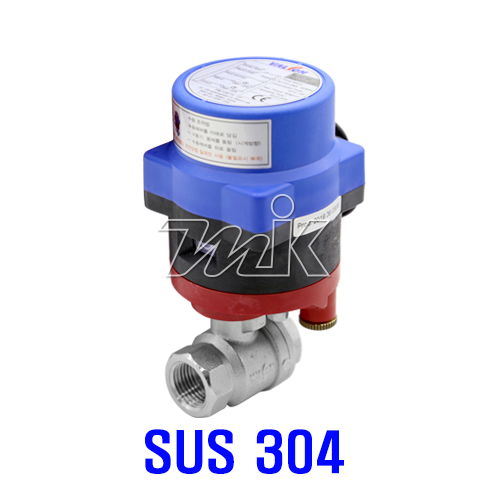 밸콘 방수용 전동구동기 밸브세트(스텐304/AC220V) 15A,20A,25A(17615)