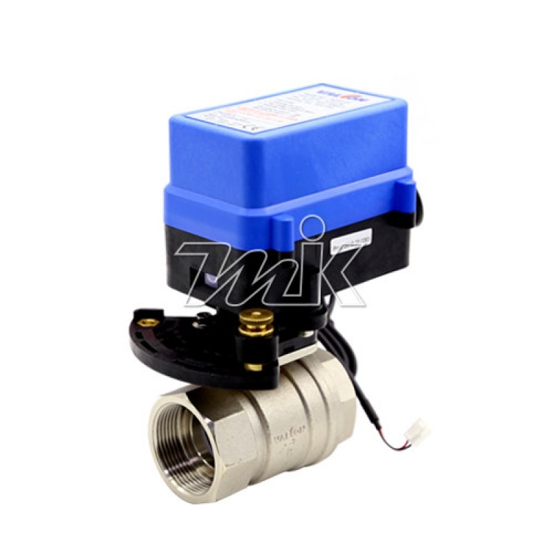 밸콘 방수용 전동구동기 밸브세트(크롬도금/DC12V,DC24V)32A,40A,50A(17619)