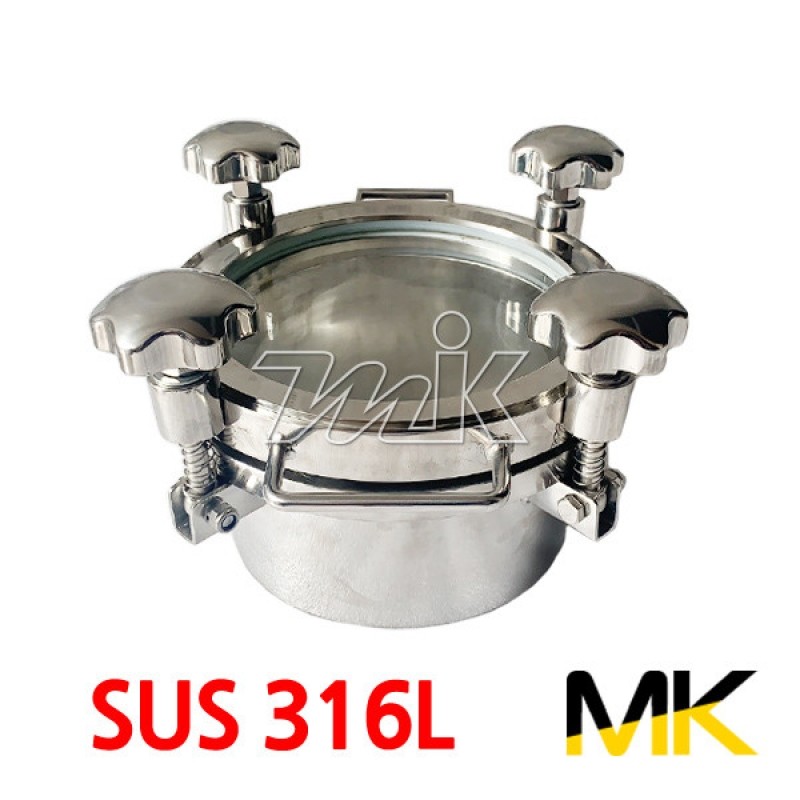 투명 탱크맨홀 MK-M5010-SUS316L (20585)