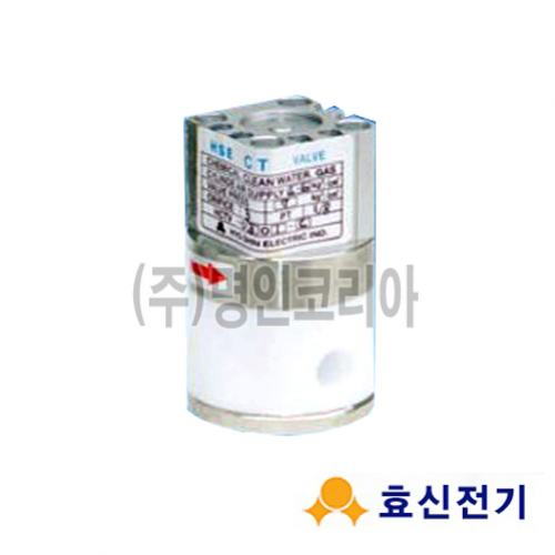 솔레노이드밸브(내화학-공압용)소형직동식2way-6A,8A상시열림형 (HCTV)(10833)