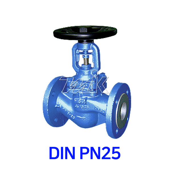 벨로우즈 글로브밸브 DIN PN25 RF(14005)