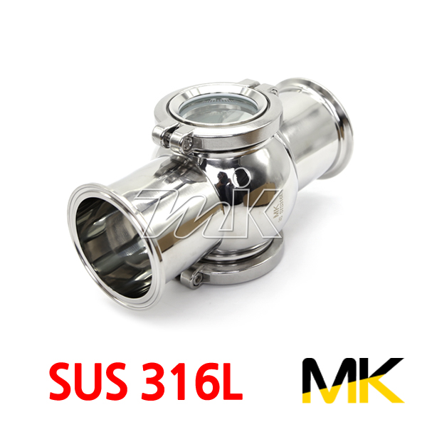 쎄니타리 관통사이트글라스-2페럴(SUS316L)(MK)(19544)