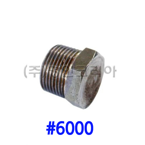 단조 나사플러그HEX 철(A105)#6000(19702)